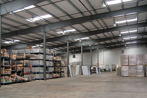 Structural Steel Frame Warehouse Construction