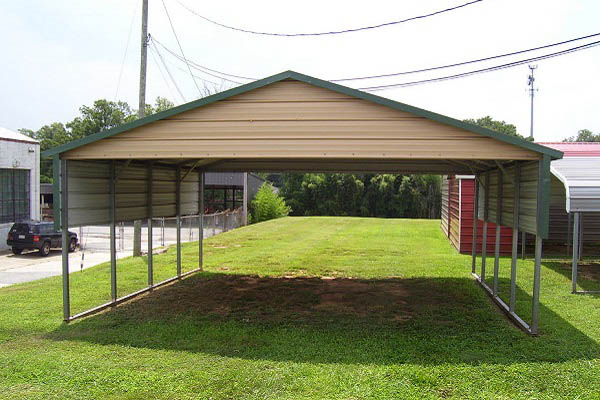 Boxed Eave Roof Style Carport