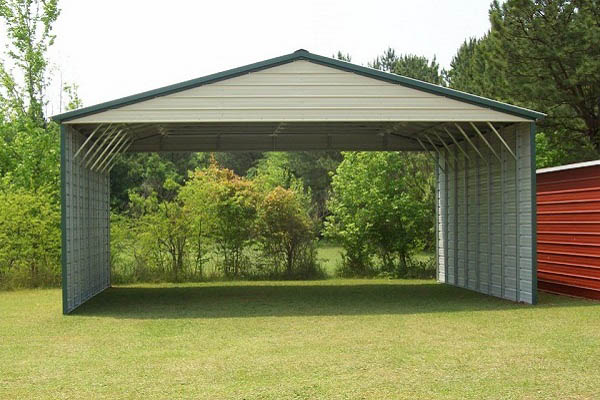 Vertical Roof Style Carport