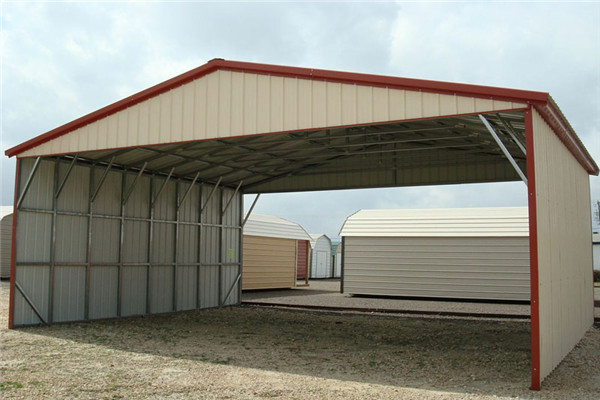 Vertical Roof Style Carport