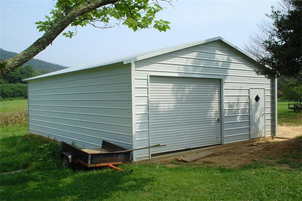Boxed Eave Roof Style Garage