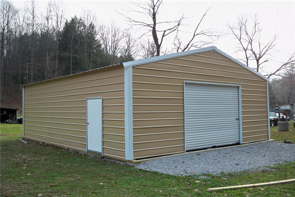 Boxed Eave Roof Style Garage