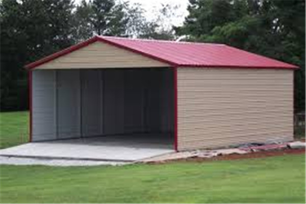 Boxed Eave Roof Style Garage