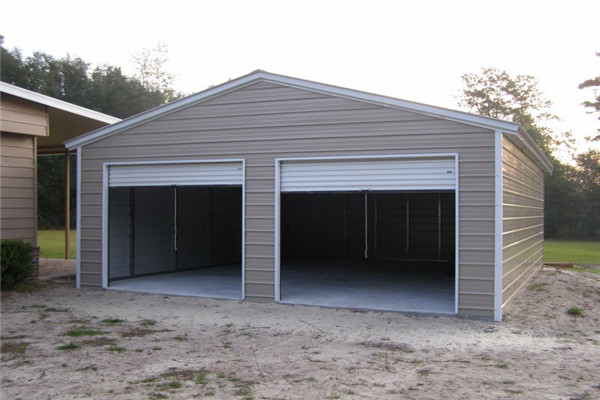 Vertical Roof Style Garage