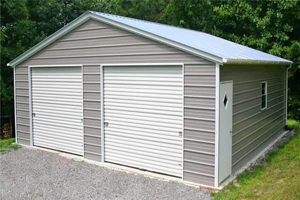 Vertical Roof Style Garage