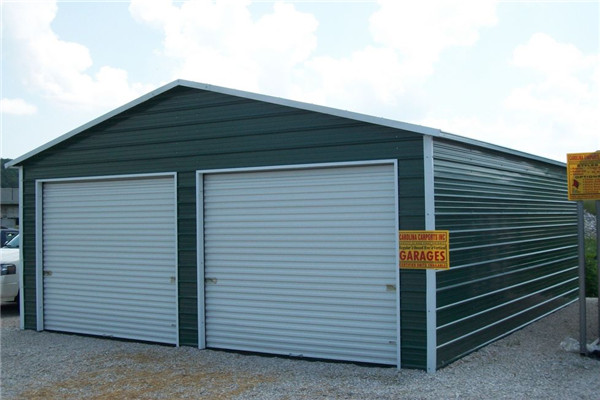 Vertical Roof Style Garage