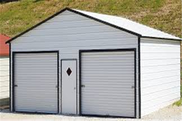 Vertical Roof Style Garage