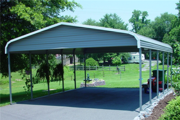 20x20 Wind Resistant Shade Net Canvas Aluminum Car Parking Shed