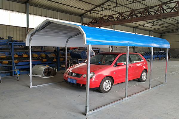 portable regular roof style steel metal carports