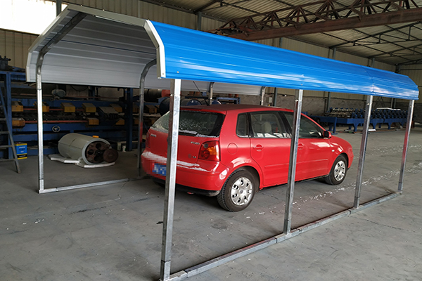 portable regular roof style steel metal carports