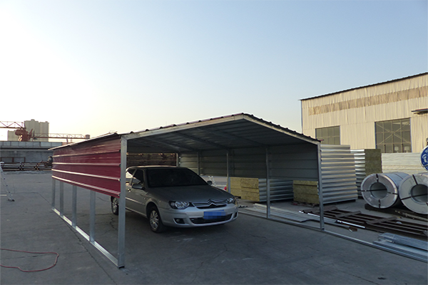 sun shade prefab metal frame carport garage kit