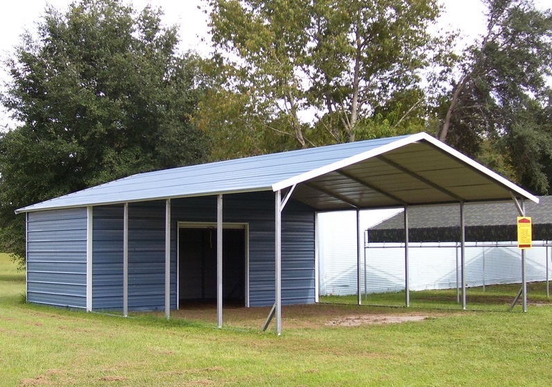 metal frame carport garage kit