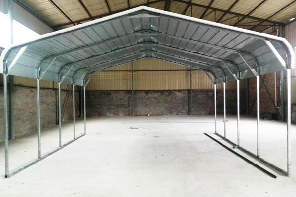 Portable carport shelter 6x6x3m steel carport for sale