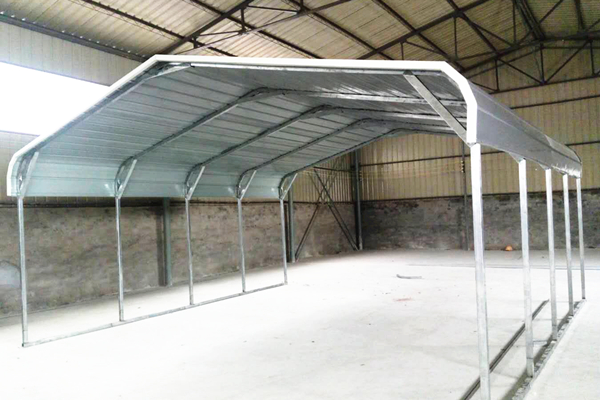 Portable carport shelter 6x6x3m steel carport for sale