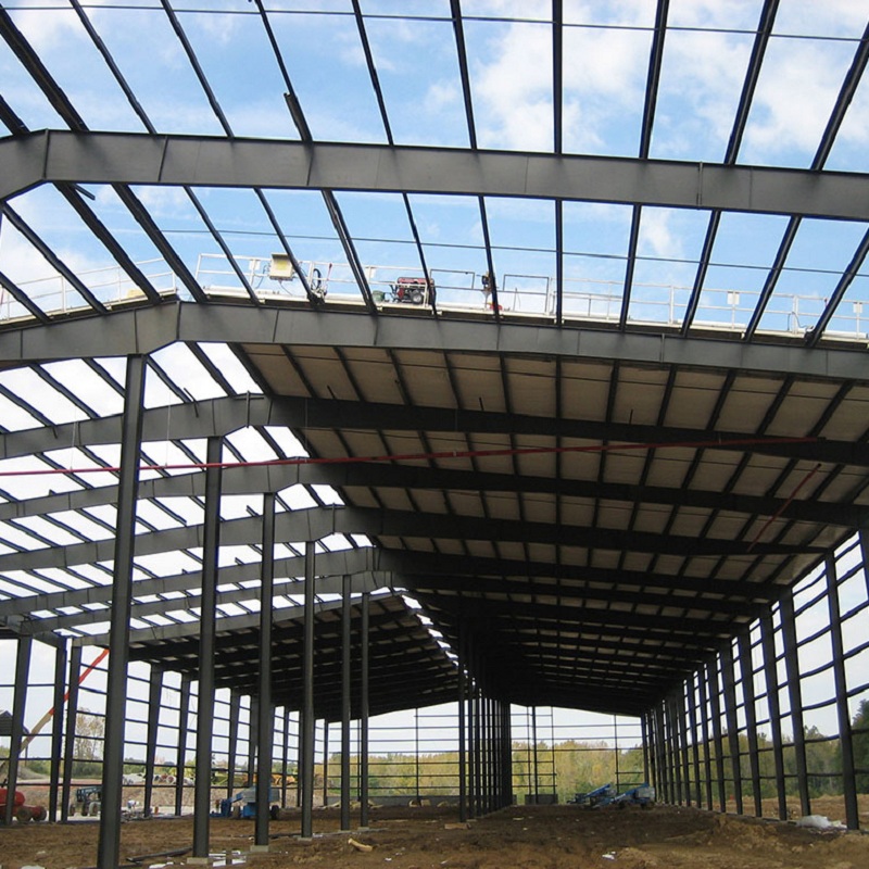 china PEB industrial steel structure wear house shed from sanhe steel structure