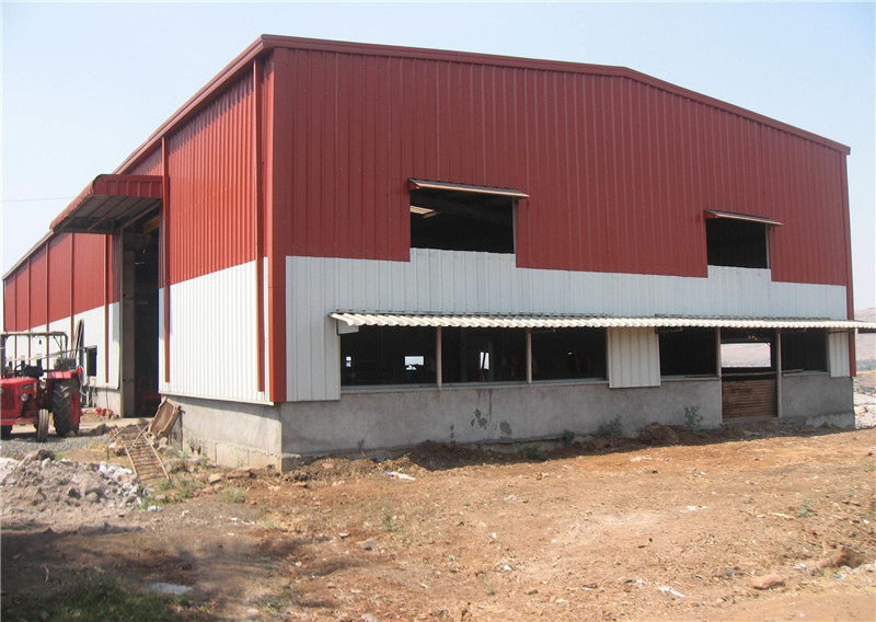 china PEB industrial steel structure wear house shed from sanhe steel structure