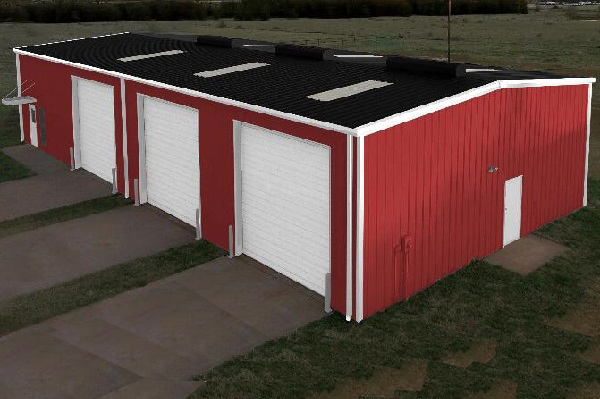 China Prefab Agricultural Metal or Steel Storage Barn Kits Buildings Manufacturer
