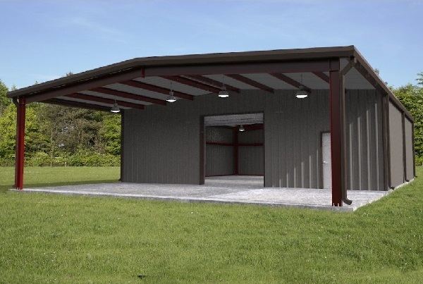 China Prefab Agricultural Metal or Steel Storage Barn Kits Buildings Manufacturer