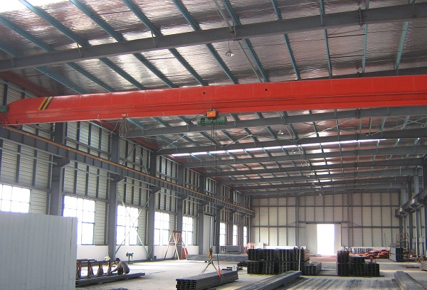 Pre-Engineered Metal Industrial Overhead Cranes Building for Manufacturing Facilities